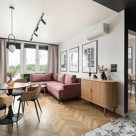 Sky7 Piwarskiego Design Z Widokiem Lägenhet
