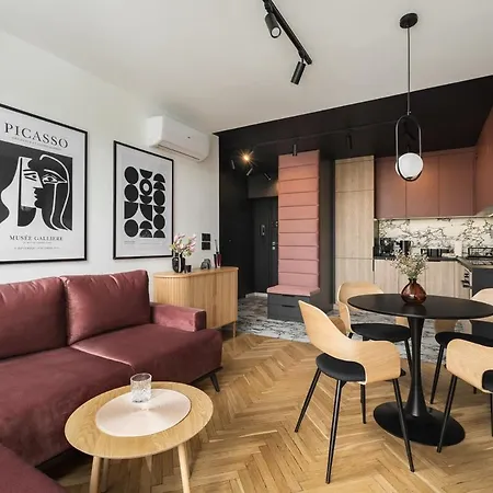 Sky7 Piwarskiego Design Z Widokiem Apartment Warsaw